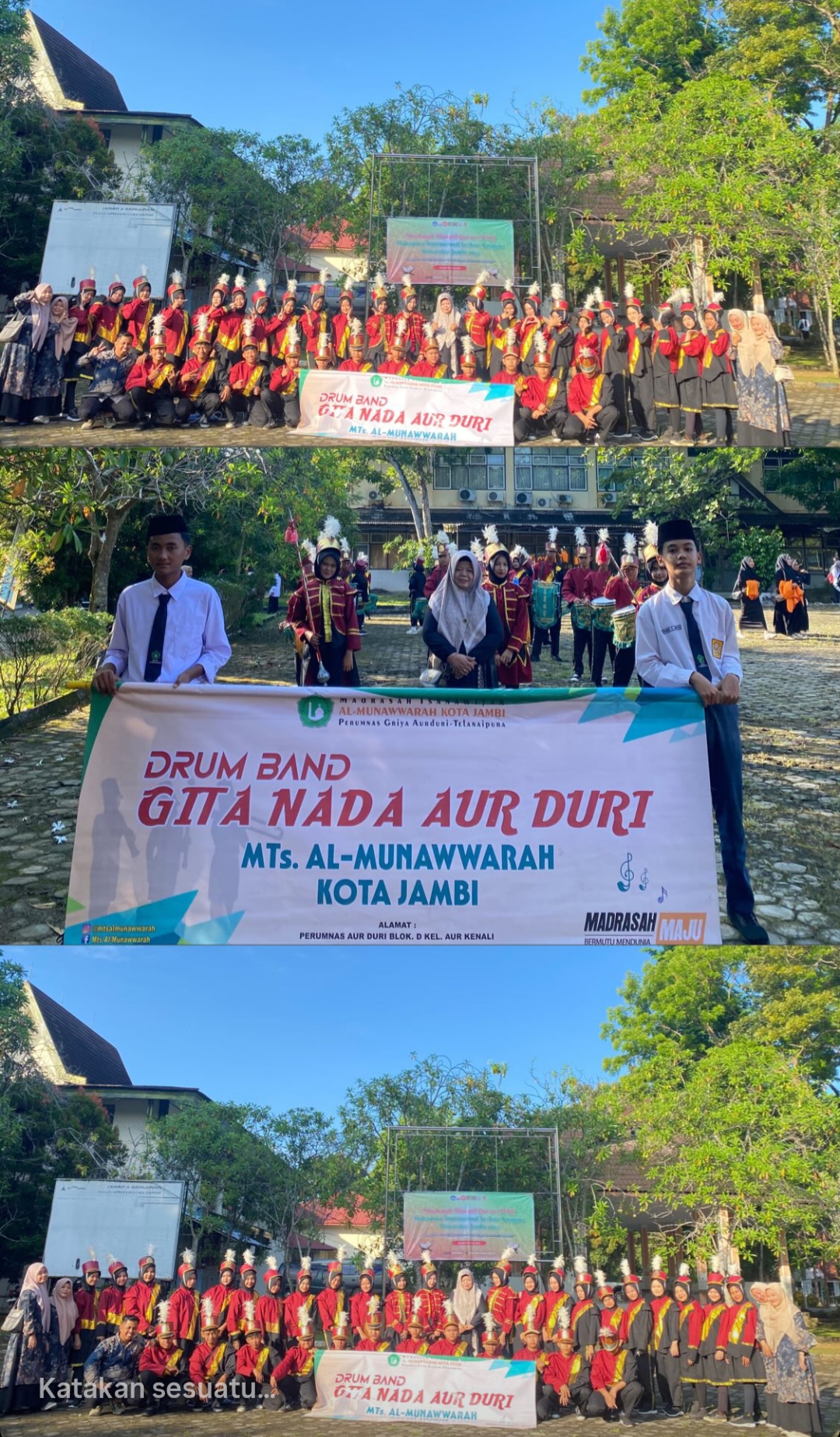 MTs Al Munawwarah Mengikuti Pawai Pembukaan MTQ Nasional dan Internasional di Universitas Jambi  MTs Al Munawwarah Mengikuti Pawai Pembukaan MTQ Nasional dan Internasional di Universitas Jambi